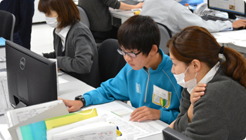川中島中学校 G&D事業部の様子