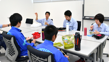 広徳中学校 非破壊試験部の様子